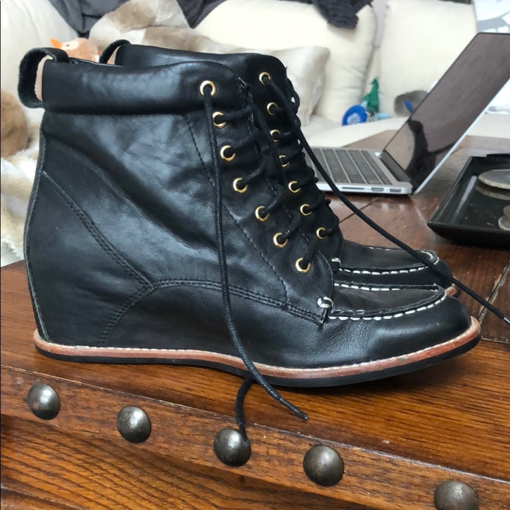 Hidden Wedge heel boots